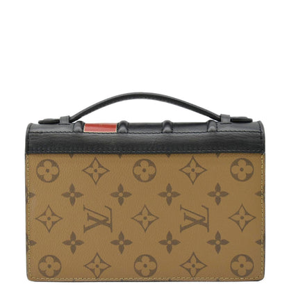 LOUIS VUITTON Book Monogram Reverse Canvas Light Brown