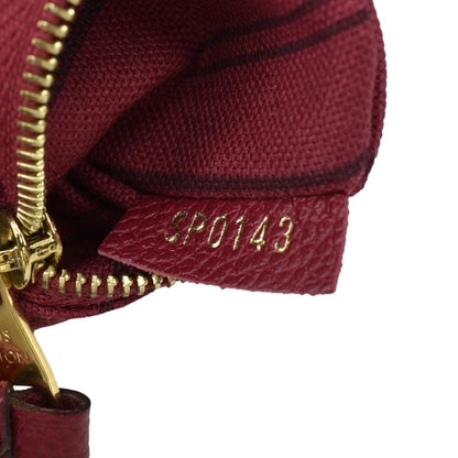 LOUIS VUITTON Speedy 25 Bandouliere Monogram Empreinte Crossbody Bag Fuchsia