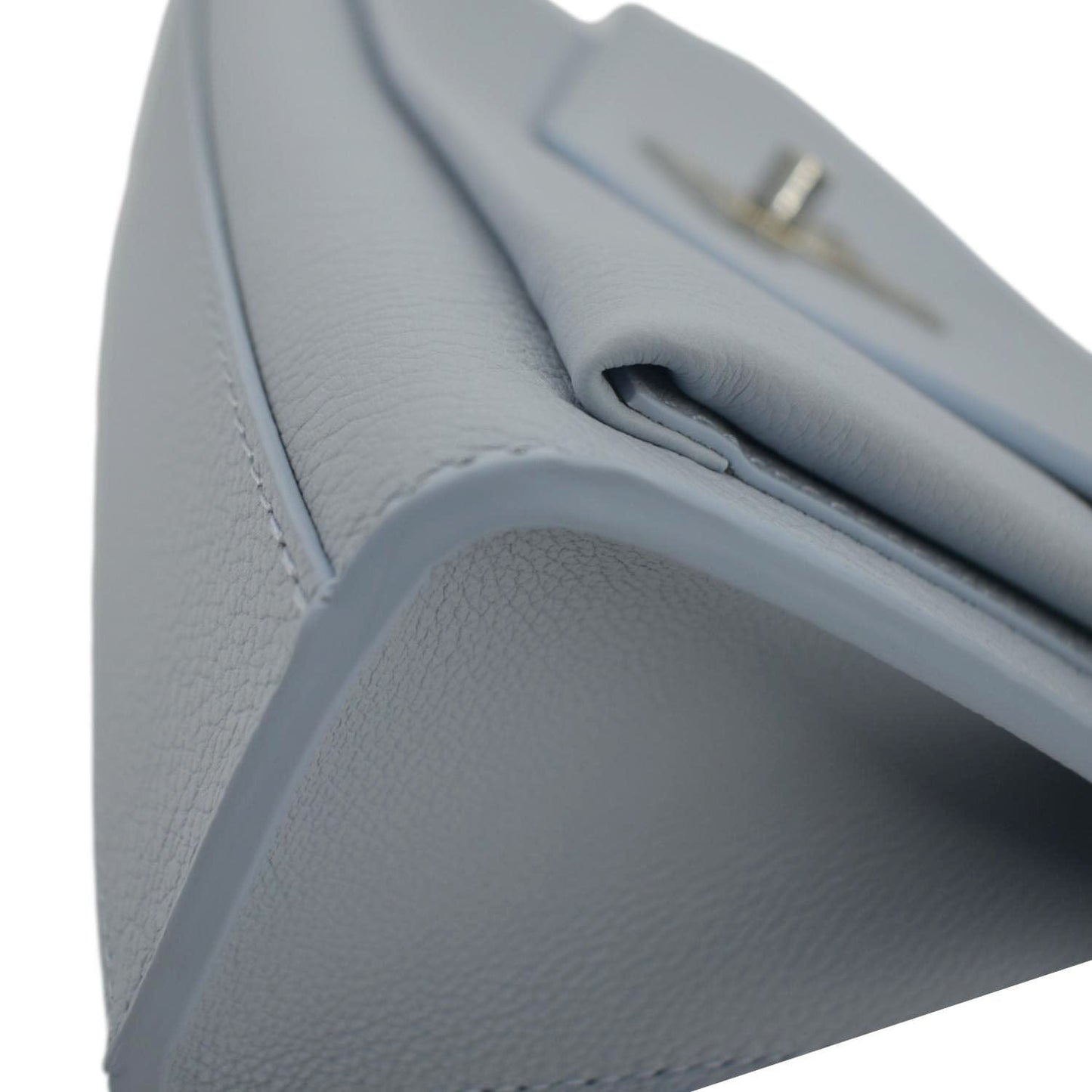 LOUIS VUITTON Mylockme Calf Leather Chain Shoulder Bag Light Blue