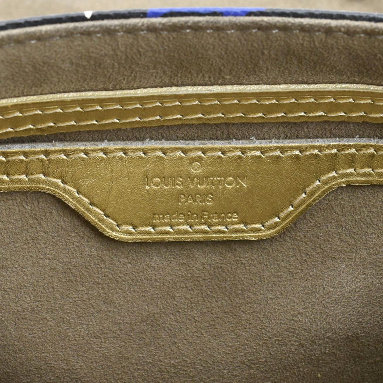 LOUIS VUITTON Marilyn Multicolor Monogram Canvas Satchel Bag Black