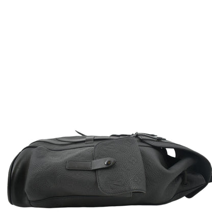 LOUIS VUITTON Christopher PM Monogram Taurillon Leather Backpack Bag Black