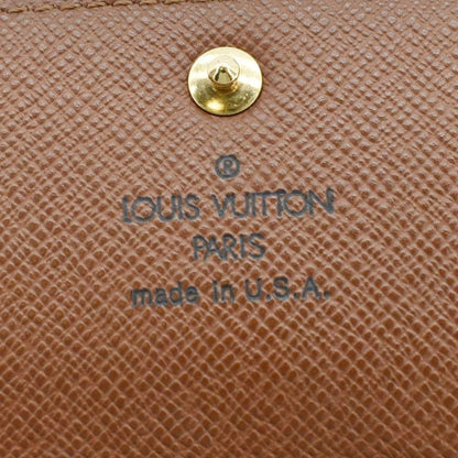 LOUIS VUITTON Sarah Vintage Monogram Canvas Wallet Brown