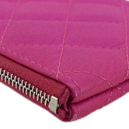 CHANEL Reissue Small Quilted Leather Cosmetic Case Pink