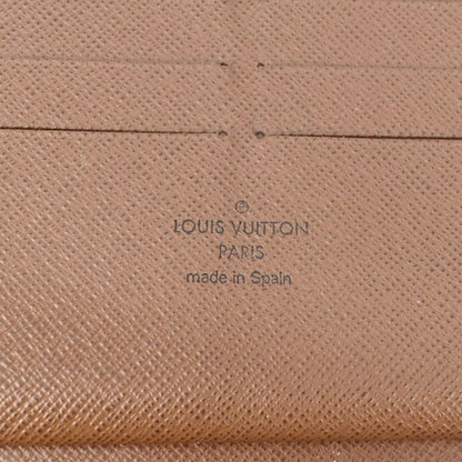 LOUIS VUITTON Monogram Canvas Zippy Wallet Brown