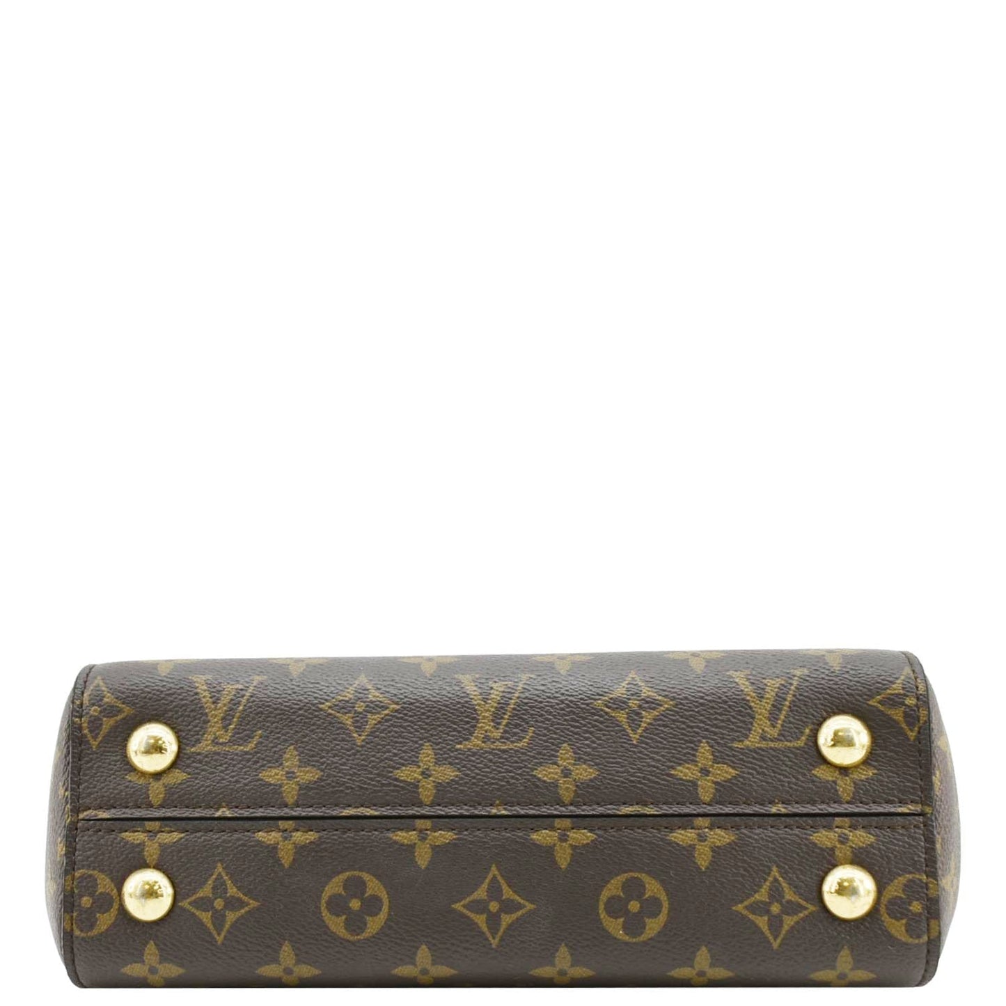 LOUIS VUITTON Cluny BB Monogram Canvas Shoulder Bag Brown