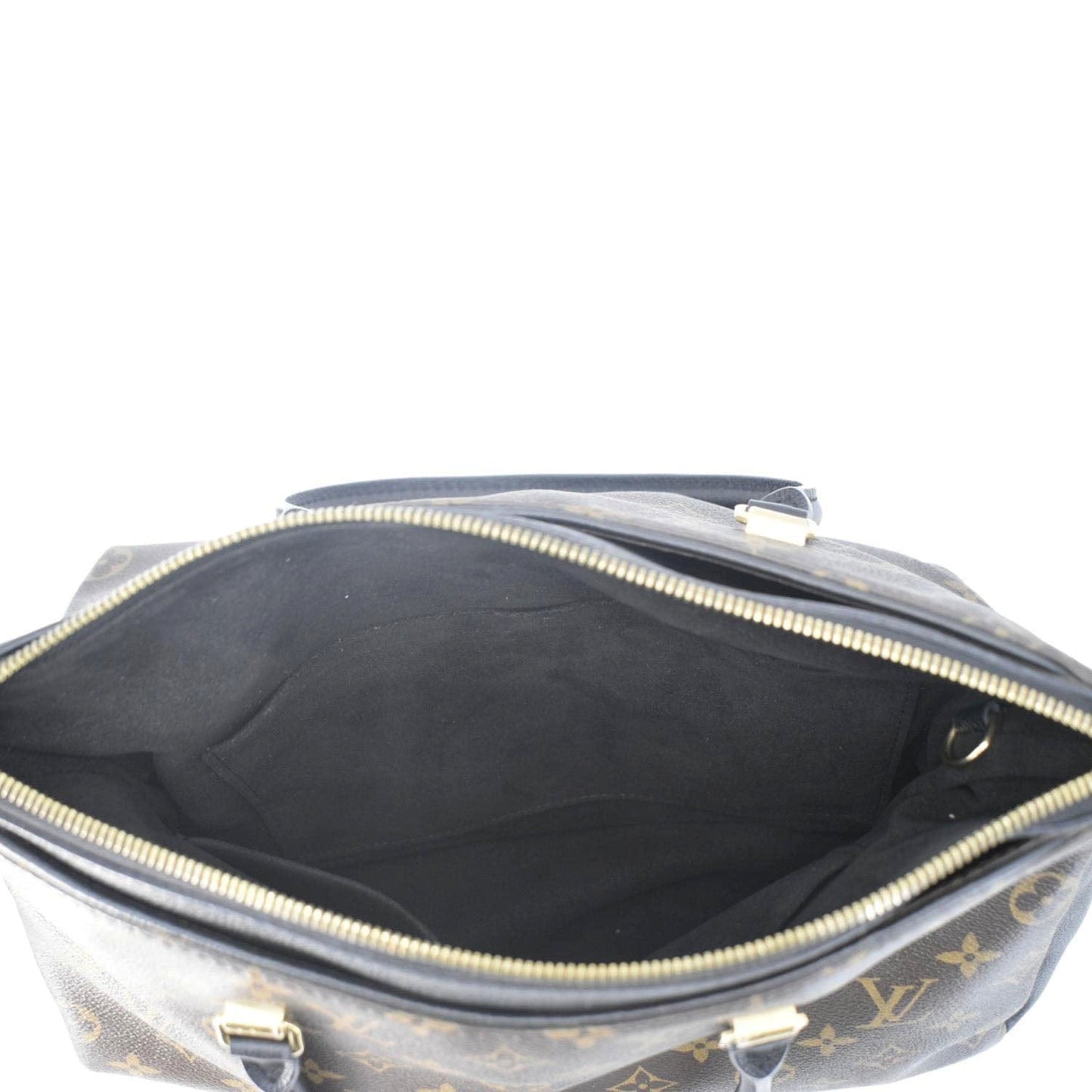 LOUIS VUITTON Pallas MM Monogram Canvas Shoulder Bag Brown