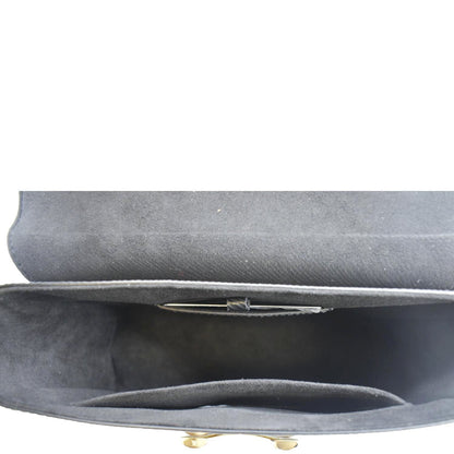 LOUIS VUITTON LV Twist MM Epi Leather Shoulder Bag Black