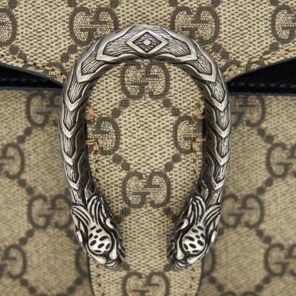 GUCCI DIONYSUS GG SUPREME MINI BAG BLACK