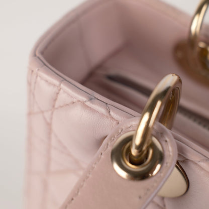 Christian Dior Medium Lambskin Pink