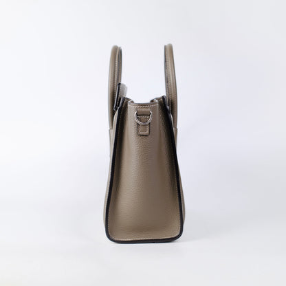 Celine Luggage Nano Calfskin Taupe
