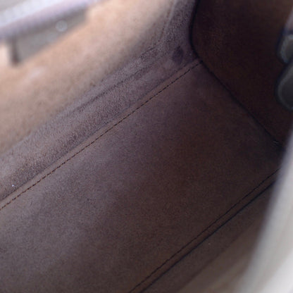Celine Luggage Nano Calfskin Taupe