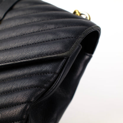 Saint Laurent Small College Black