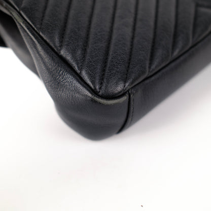 Saint Laurent Small College Black