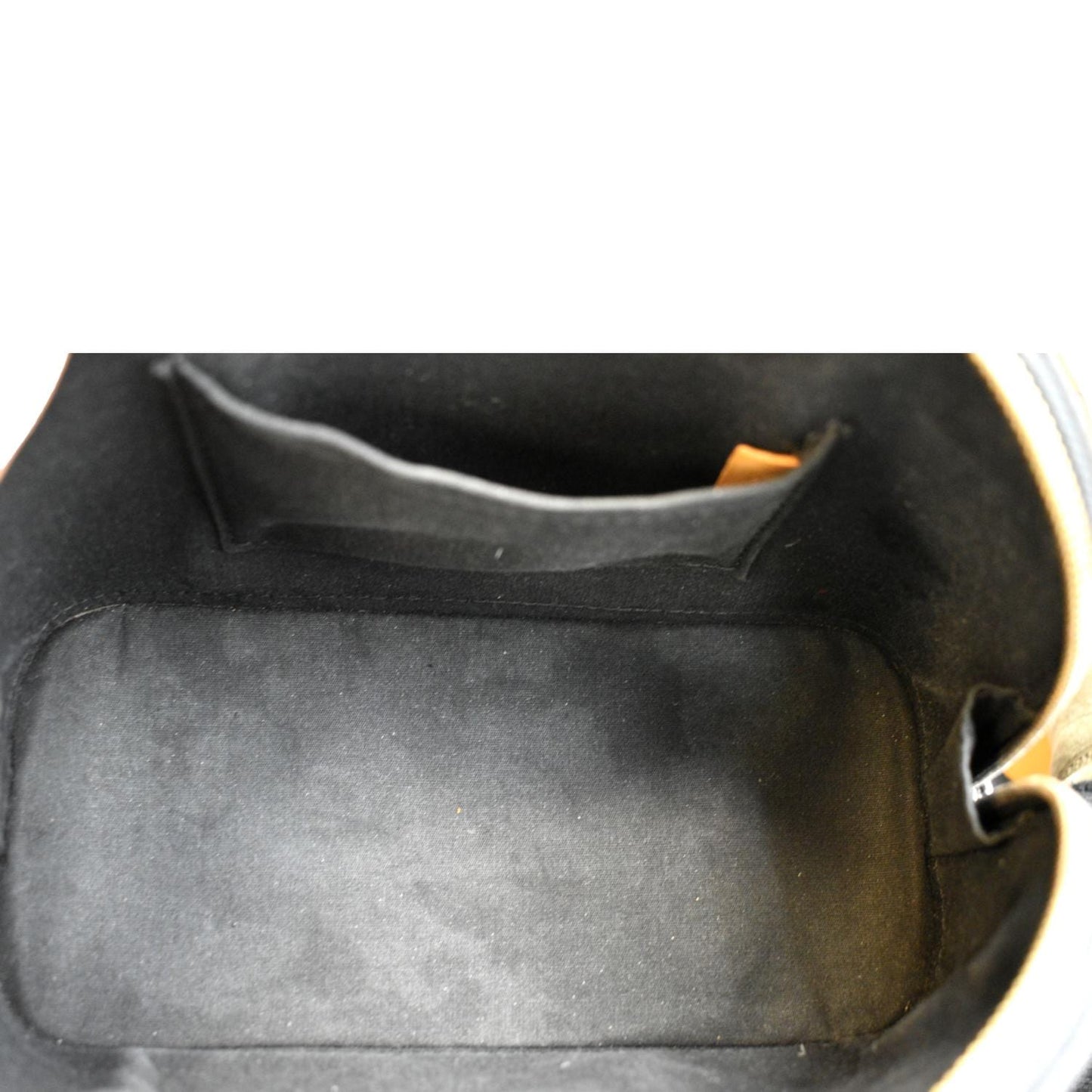 LOUIS VUITTON Alma BB Vernis Leather Satchel Crossbody Bag Black