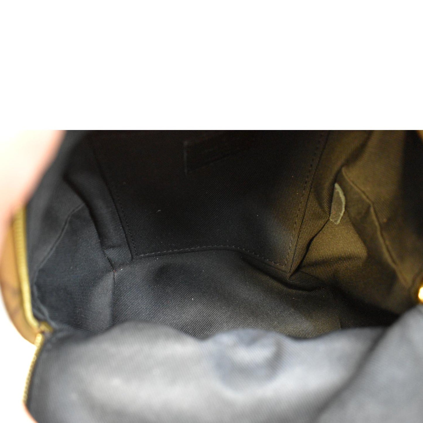 LOUIS VUITTON Palm Springs Mini Monogram Reverse Canvas Backpack Bag Brown