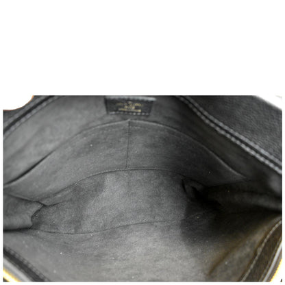 LOUIS VUITTON Pallas Chain Monogram Canvas Shopper Tote Bag Brown