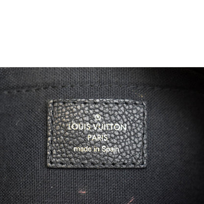 LOUIS VUITTON Pallas Monogram Canvas Clutch Crossbody Bag Brown