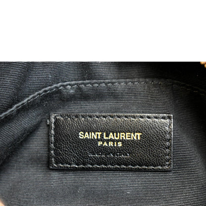 YVES SAINT LAURENT Lou Calfskin Leather Crossbody Belt Bag Red