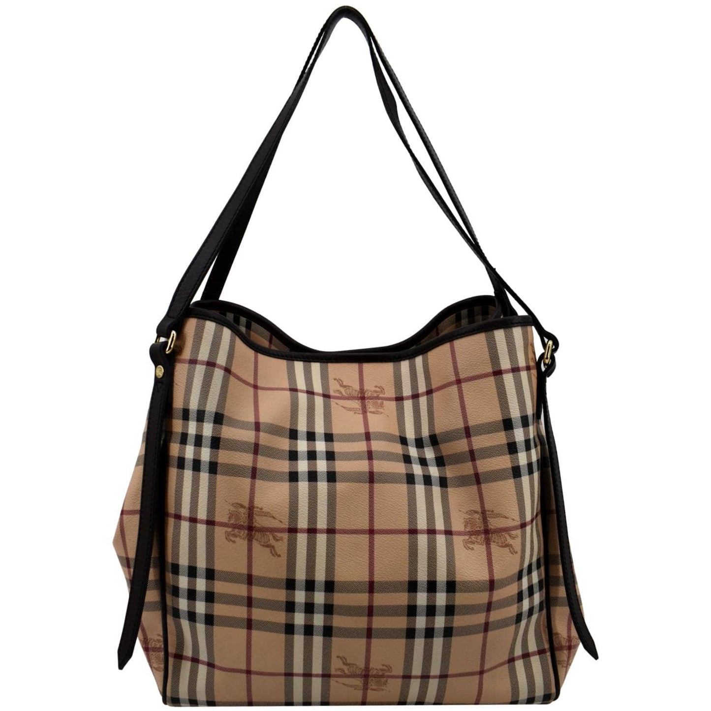 BURBERRY Canterbury Haymarket Check Tote Bag Multicolor