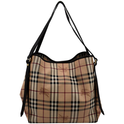 BURBERRY Canterbury Haymarket Check Tote Bag Multicolor