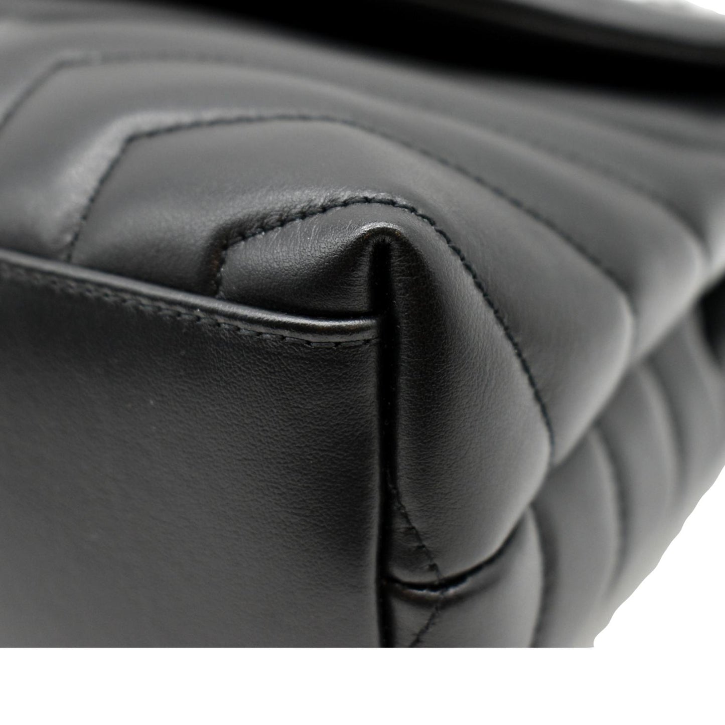 YVES SAINT LAURENT Loulou Small Calfskin Leather Shoulder Bag Black