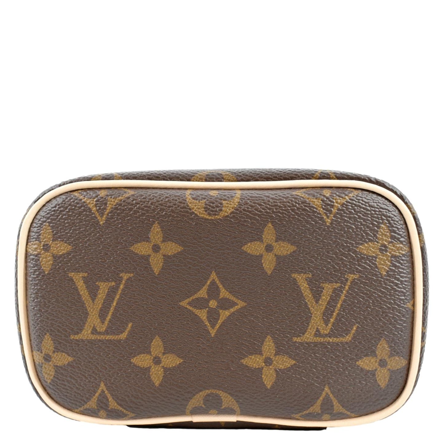 LOUIS VUITTON Nice Nano Monogram Canvas Toiletry Pouch Brown