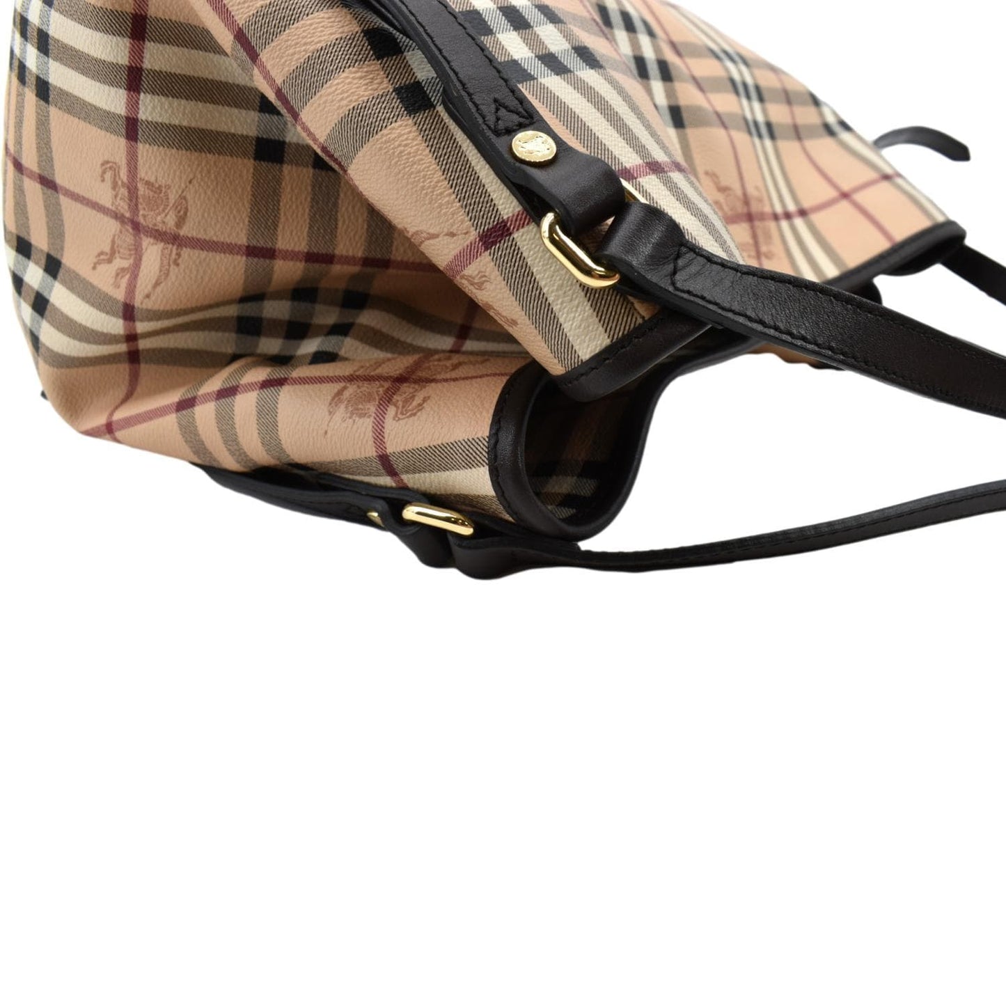 BURBERRY Canterbury Haymarket Check Tote Bag Multicolor