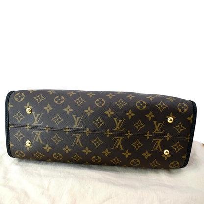 LOUIS VUITTON Popincourt NM Monogram Canvas Tote Bag Brown
