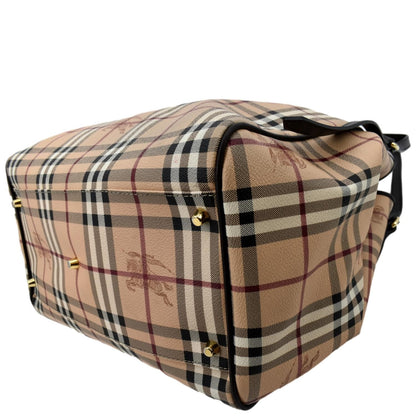 BURBERRY Canterbury Haymarket Check Tote Bag Multicolor