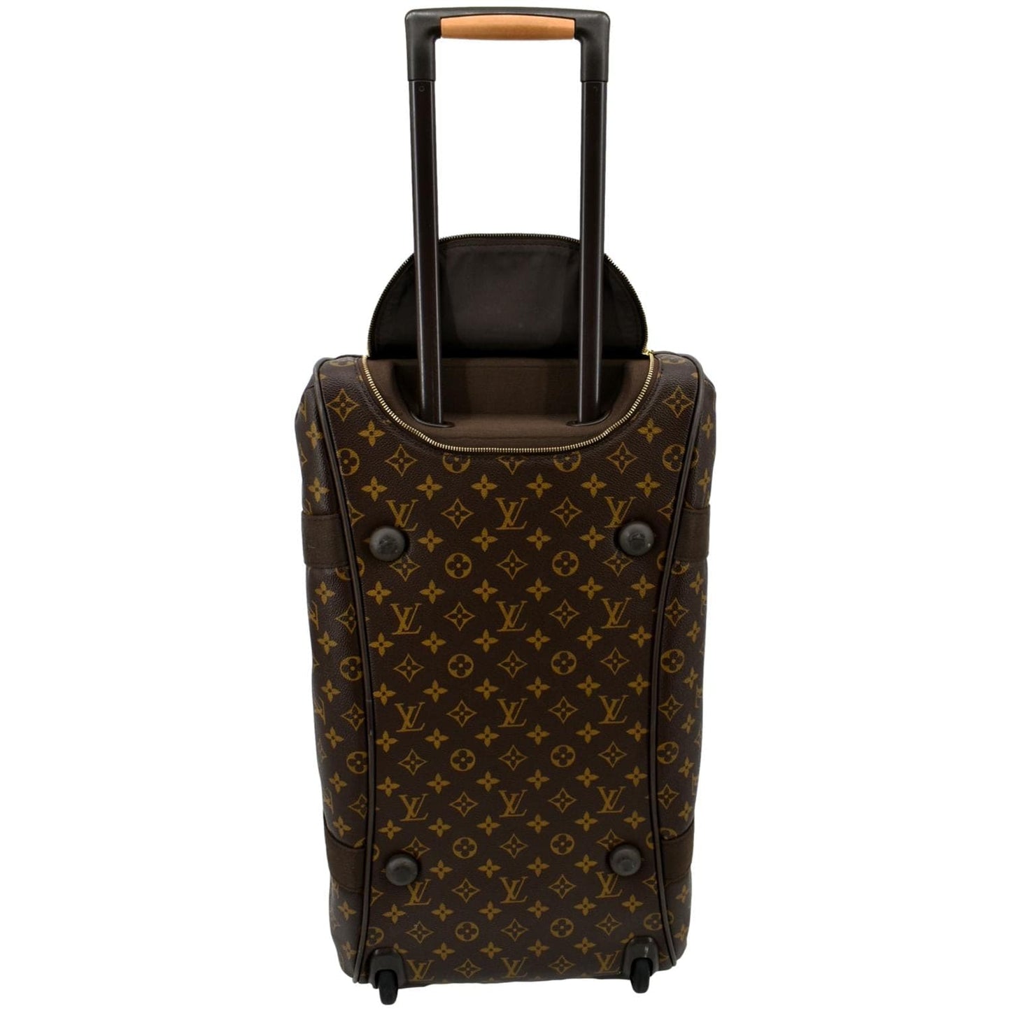LOUIS VUITTON Neo Eole 55 Monogram Canvas Rolling Travel Bag Brown