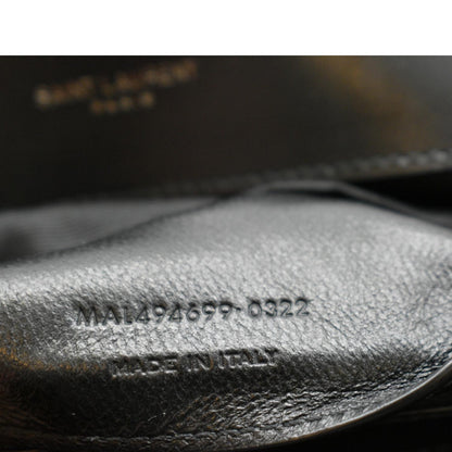 YVES SAINT LAURENT Loulou Small Calfskin Leather Shoulder Bag Black