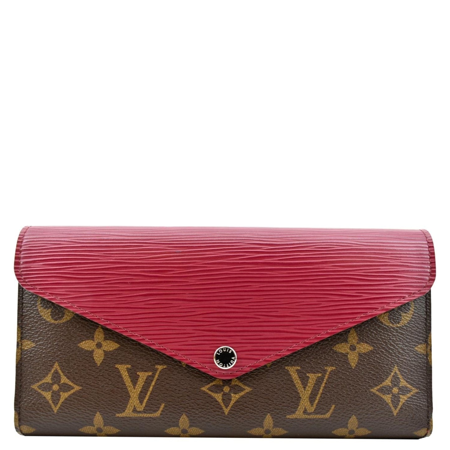 LOUIS VUITTON Marie-Lou Epi Monogram Canvas Wallet Red