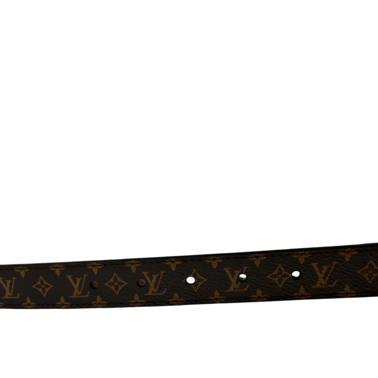 LOUIS VUITTON Mini 25MM Monogram Canvas Belt Brown
