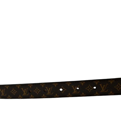 LOUIS VUITTON Mini 25MM Monogram Canvas Belt Brown