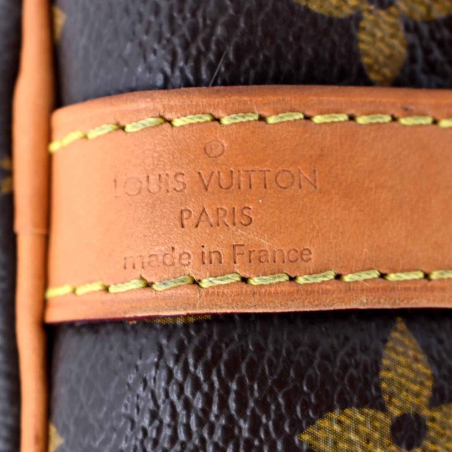 LOUIS VUITTON Speedy 25 Monogram Canvas Satchel Bag Brown