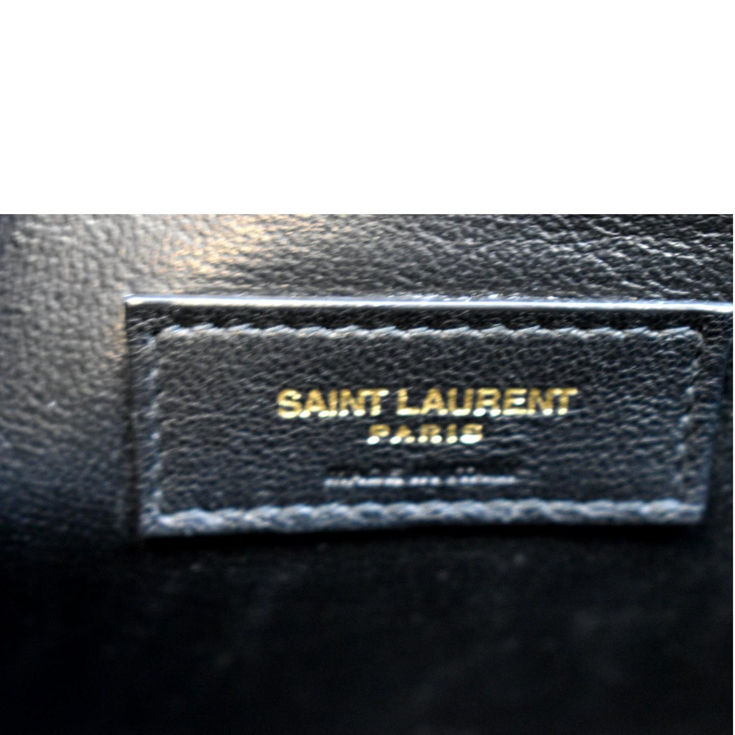 YVES SAINT LAURENT Envelope Medium Matelasse Leather Crossbody Bag Gray