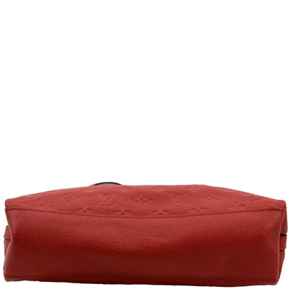 LOUIS VUITTON Bastille PM Empreinte Leather Shoulder Bag Red