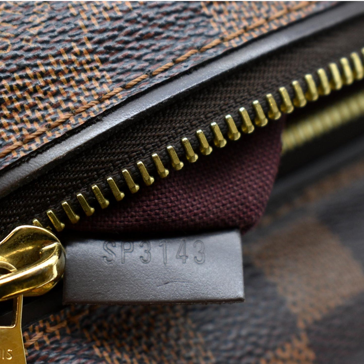 LOUIS VUITTON Hoxton PM Damier Ebene Crossbody Bag Brown