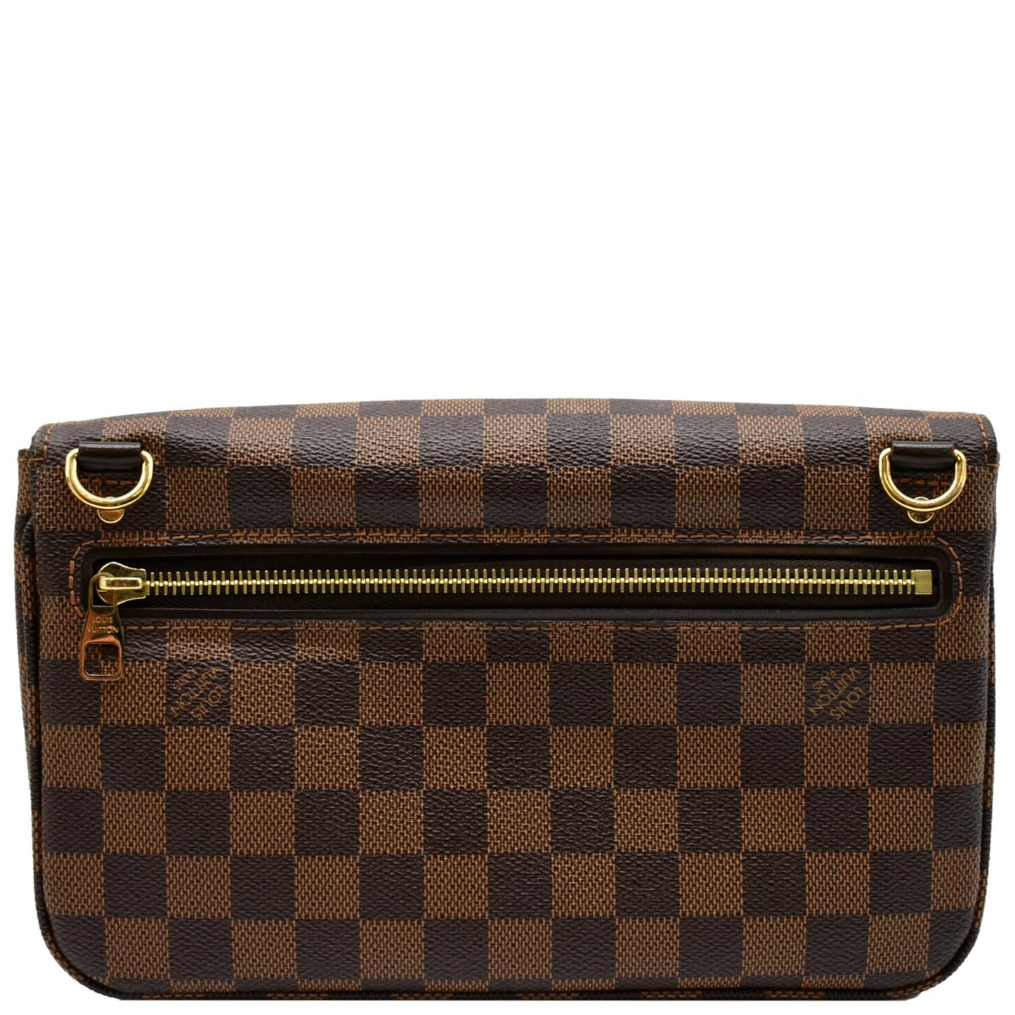 LOUIS VUITTON Hoxton PM Damier Ebene Crossbody Bag Brown