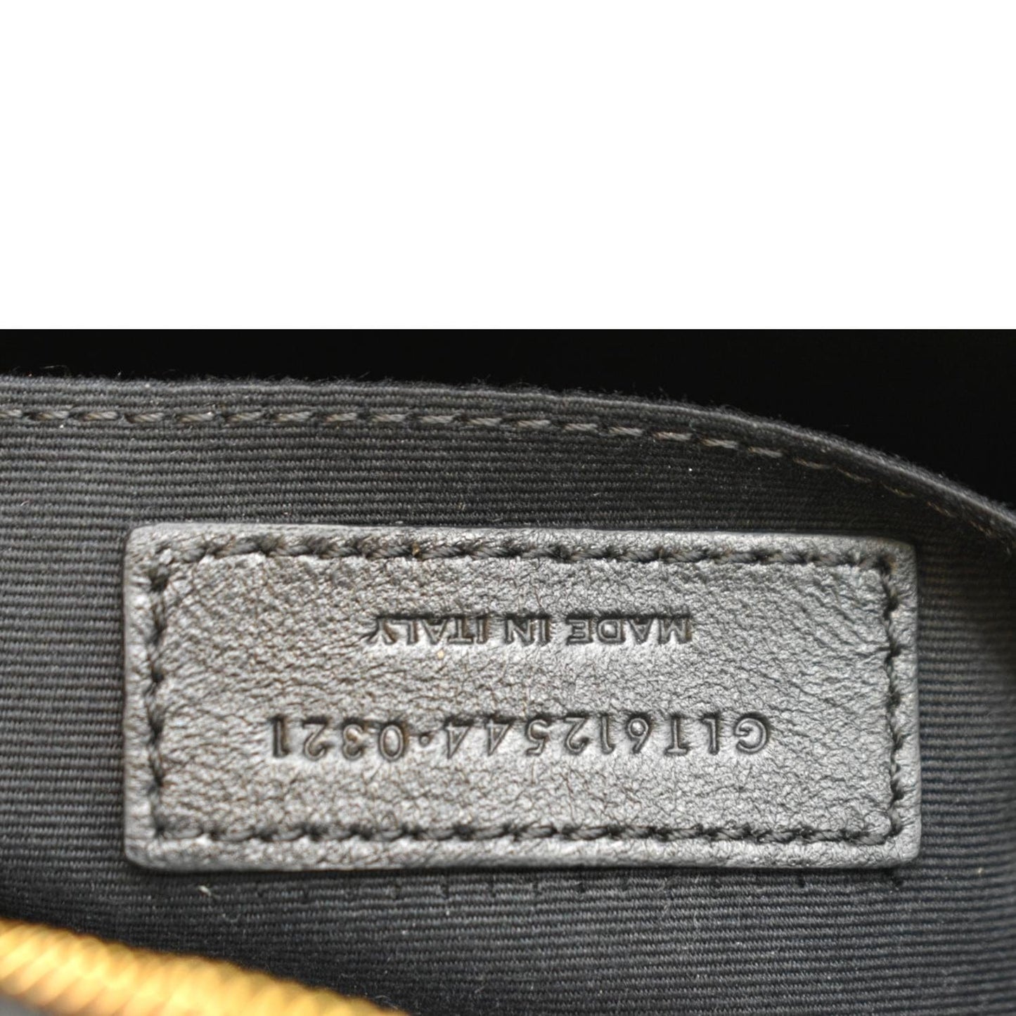 YVES SAINT LAURENT Lou Chevron Leather Camera Crossbody Bag Black