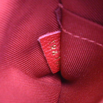 LOUIS VUITTON Sully PM Monogram Empreinte Leather Shoulder Bag Red