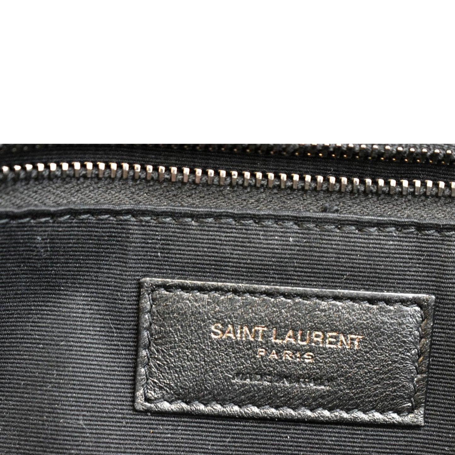 YVES SAINT LAURENT Niki Medium Leather Crossbody Bag Greyish Brown