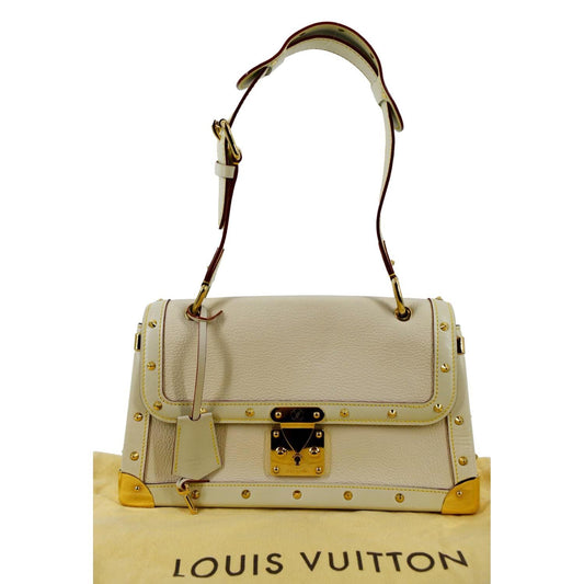 LOUIS VUITTON Suhali Le Talentueux Leather Shoulder Bag White