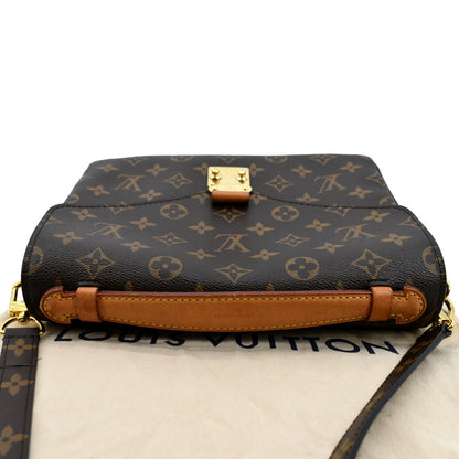 LOUIS VUITTON Metis Pochette Monogram Canvas Crossbody Bag Brown