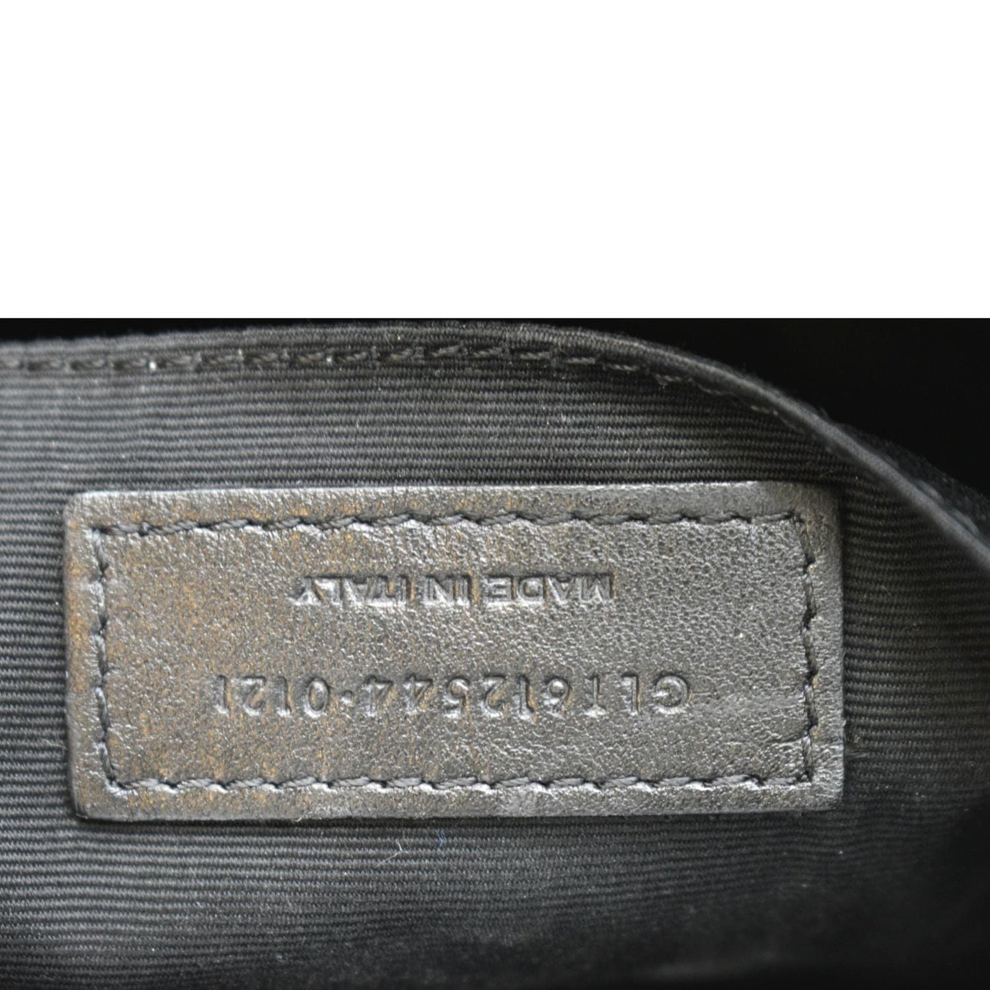 YVES SAINT LAURENT Lou Chevron Leather Camera Crossbody Bag Black