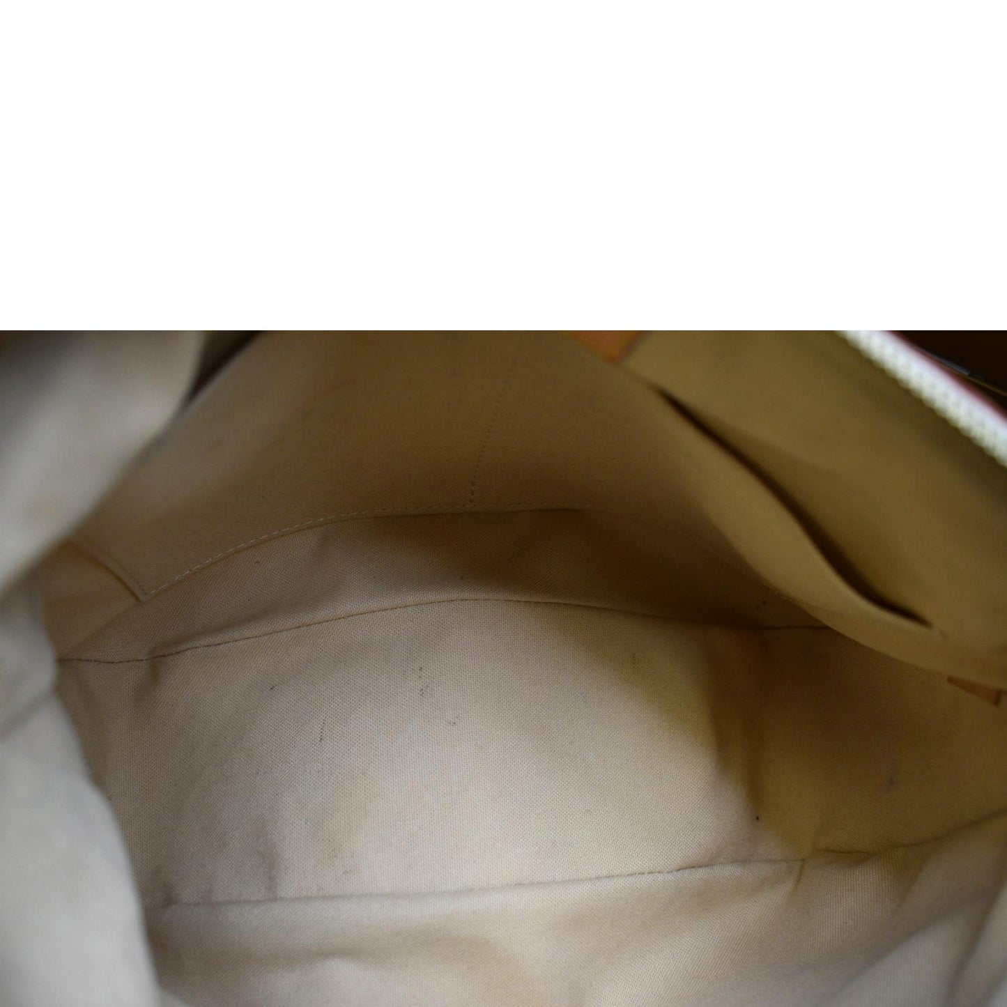 LOUIS VUITTON Siracusa PM Damier Azur Shoulder Bag White