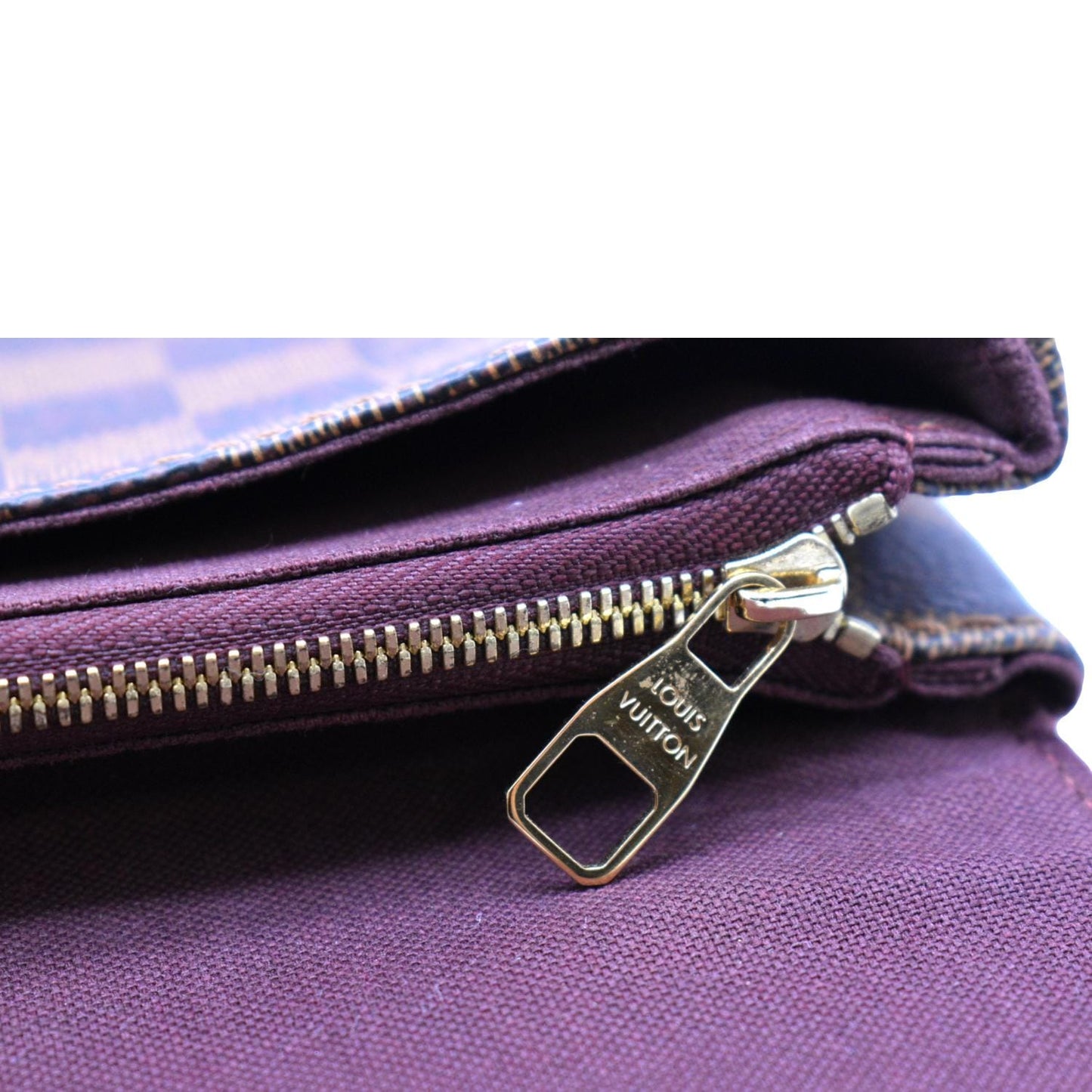 LOUIS VUITTON Hoxton PM Damier Ebene Crossbody Bag Brown