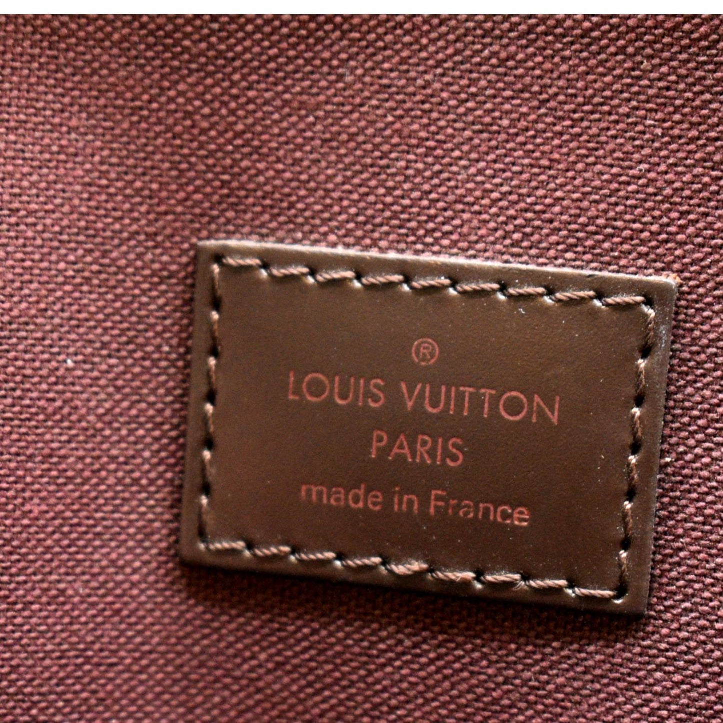 LOUIS VUITTON Hoxton PM Damier Ebene Crossbody Bag Brown