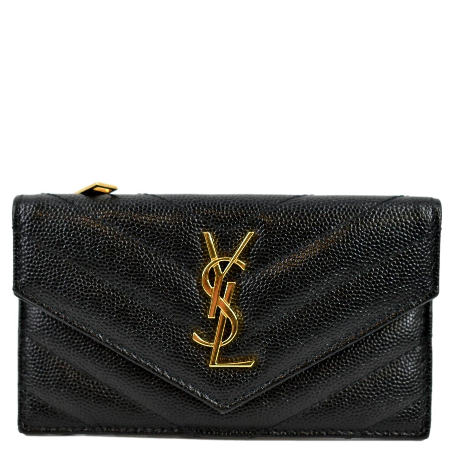 YVES SAINT LAURENT Grain De Poudre Wallet Black