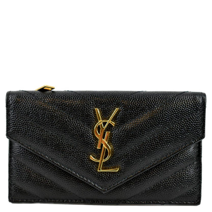 YVES SAINT LAURENT Grain De Poudre Wallet Black